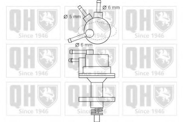 Топливный насос QUINTON HAZELL QFP53