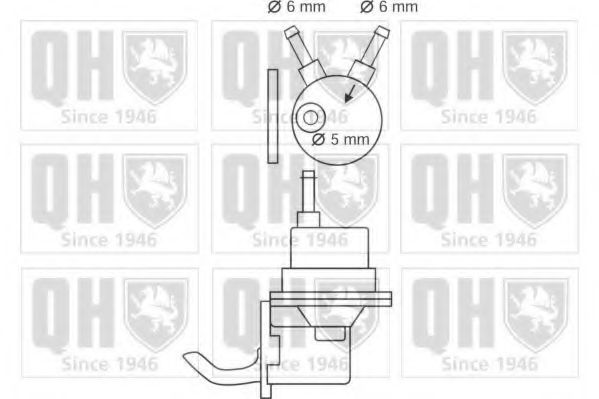 Топливный насос QUINTON HAZELL QFP55