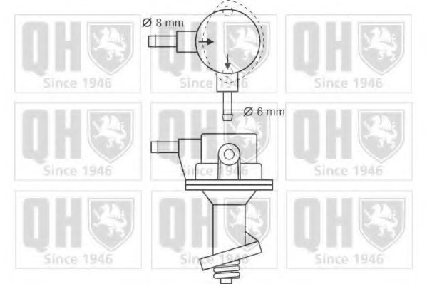 Топливный насос QUINTON HAZELL QFP75
