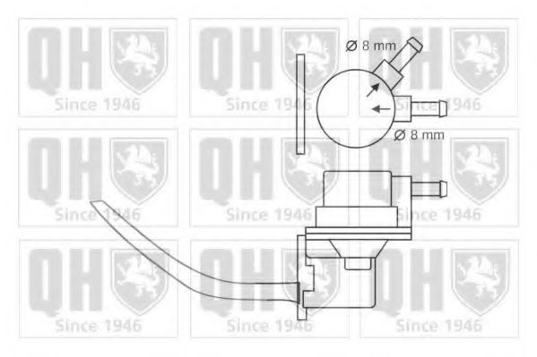 Топливный насос QUINTON HAZELL QFP85