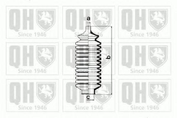 Комплект пылника, рулевое управление QUINTON HAZELL QG1216