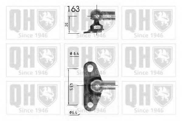 Газовая пружина, крышка багажник QUINTON HAZELL QTS840282