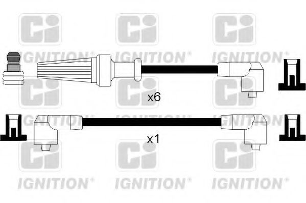 Комплект проводов зажигания QUINTON HAZELL XC576