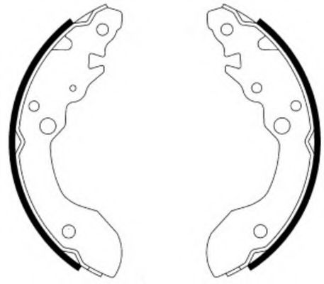 Комплект тормозных колодок FERODO FSB579
