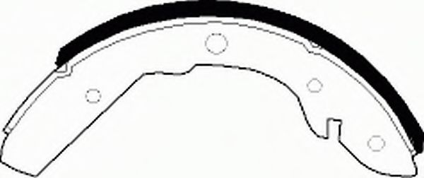 Комплект тормозных колодок FERODO FSB82