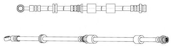 Тормозной шланг FERODO FHY2748