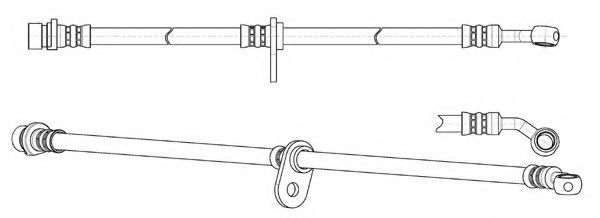 Тормозной шланг FERODO FHY2807