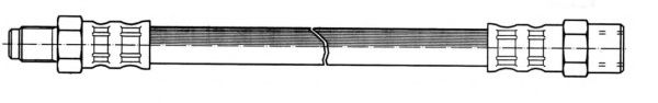 Тормозной шланг FERODO FHY3249