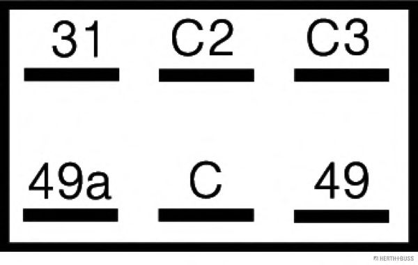 Прерыватель указателей поворота HC-PARTS 160263