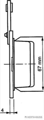 Габаритный фонарь VIGNAL SYSTEMS 188213
