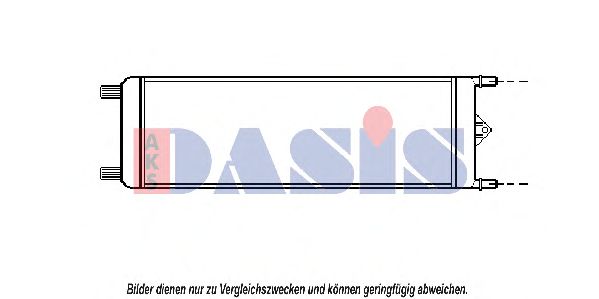 Радиатор, охлаждение двигателя AKS DASIS 060860N