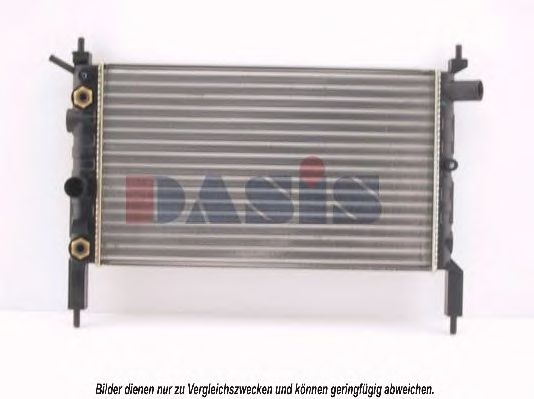 Радиатор, охлаждение двигателя AKS DASIS OL2026