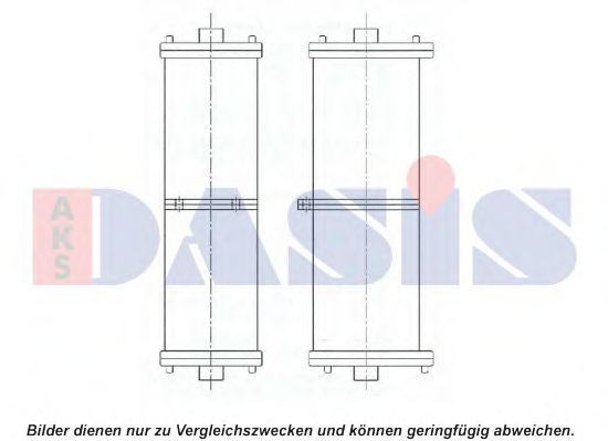 Радиатор, охлаждение двигателя AKS DASIS 450191N