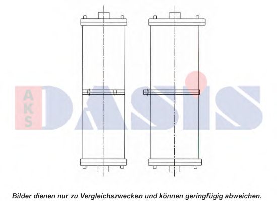 Радиатор, охлаждение двигателя AKS DASIS 450198N
