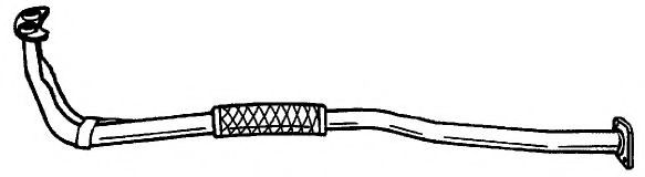 Труба выхлопного газа AKS DASIS SG38114