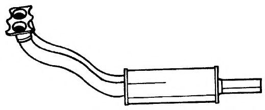 Труба выхлопного газа AKS DASIS SG60159