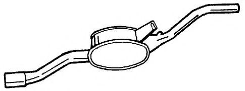 Глушитель выхлопных газов конечный AKS DASIS SG52602