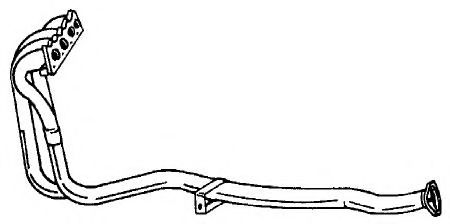 Труба выхлопного газа AKS DASIS SG40159