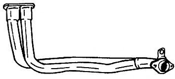 Труба выхлопного газа AKS DASIS SG40124