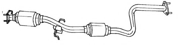 Средний глушитель выхлопных газов AKS DASIS SG23423