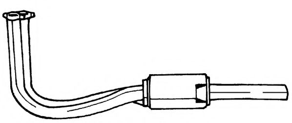 Труба выхлопного газа AKS DASIS SG18101