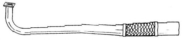 Труба выхлопного газа AKS DASIS SG16130