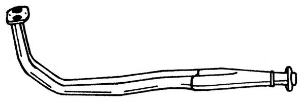 Труба выхлопного газа AKS DASIS SG12171