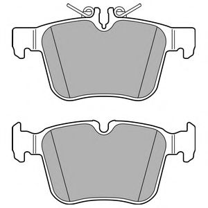Комплект тормозных колодок, дисковый тормоз DELPHI LP2763