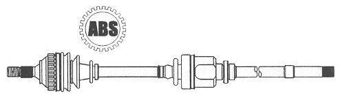 Приводной вал FARCOM 122562