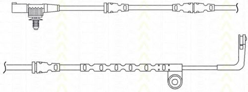 Сигнализатор, износ тормозных колодок TRISCAN 8115 17007