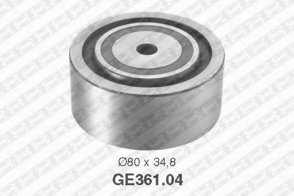 Паразитный / Ведущий ролик, зубчатый ремень SNR GE361.04