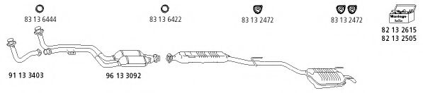 Система выпуска ОГ HJS Me_145