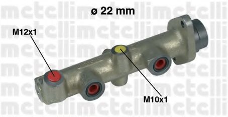 Главный тормозной цилиндр METELLI 05-0163