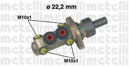 Главный тормозной цилиндр METELLI 05-0258