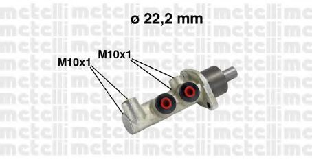 Главный тормозной цилиндр METELLI 05-0672