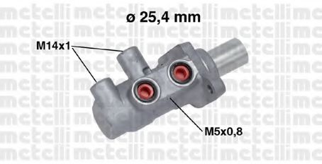 Главный тормозной цилиндр METELLI 05-0747