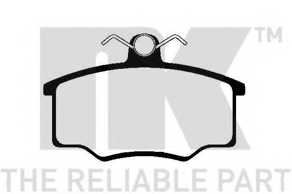 Комплект тормозных колодок, дисковый тормоз NK 224723