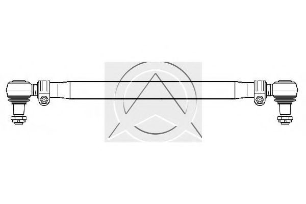 Поперечная рулевая тяга SIDEM 501436