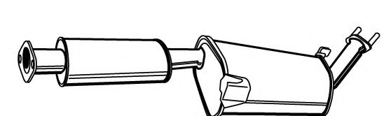 Средний глушитель выхлопных газов FONOS 619649