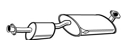 Средний глушитель выхлопных газов FONOS 617993