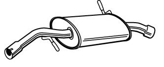 Глушитель выхлопных газов конечный FONOS 23111