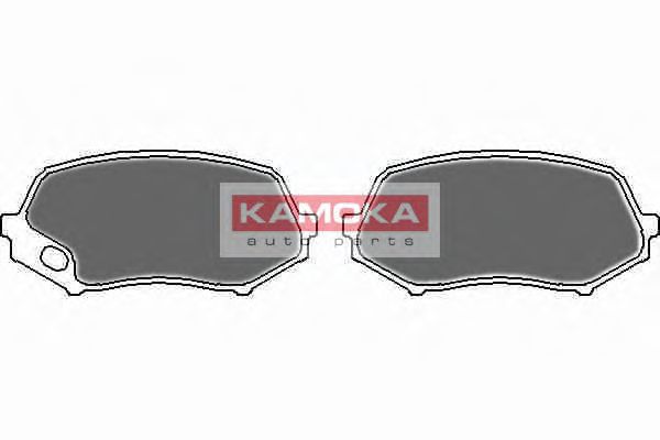 Комплект тормозных колодок, дисковый тормоз KAMOKA JQ101123
