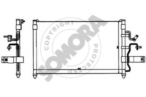 Конденсатор, кондиционер SOMORA 063060