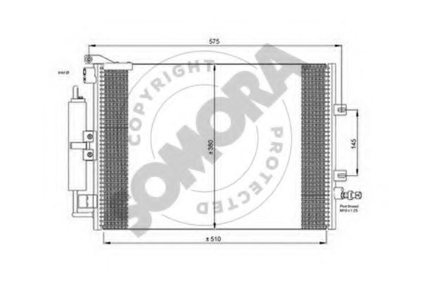 Конденсатор, кондиционер SOMORA 241160A