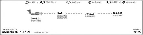 Система выпуска ОГ IMASAF 648000020