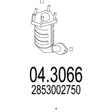 Катализатор MTS 04.3066