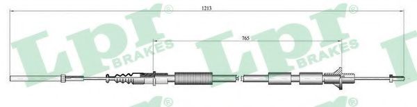 Трос, управление сцеплением LPR C0130C