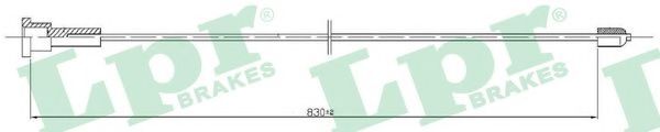 Трос, стояночная тормозная система LPR C0553B