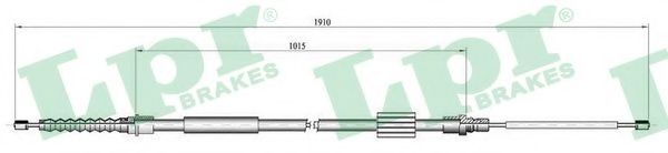Трос, стояночная тормозная система LPR C0696B