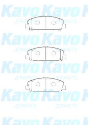 Комплект тормозных колодок, дисковый тормоз KAVO PARTS BP-6621